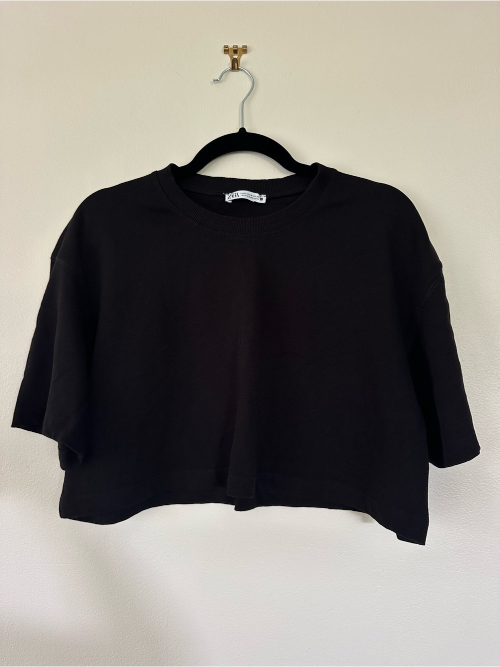 Zara Black crop top